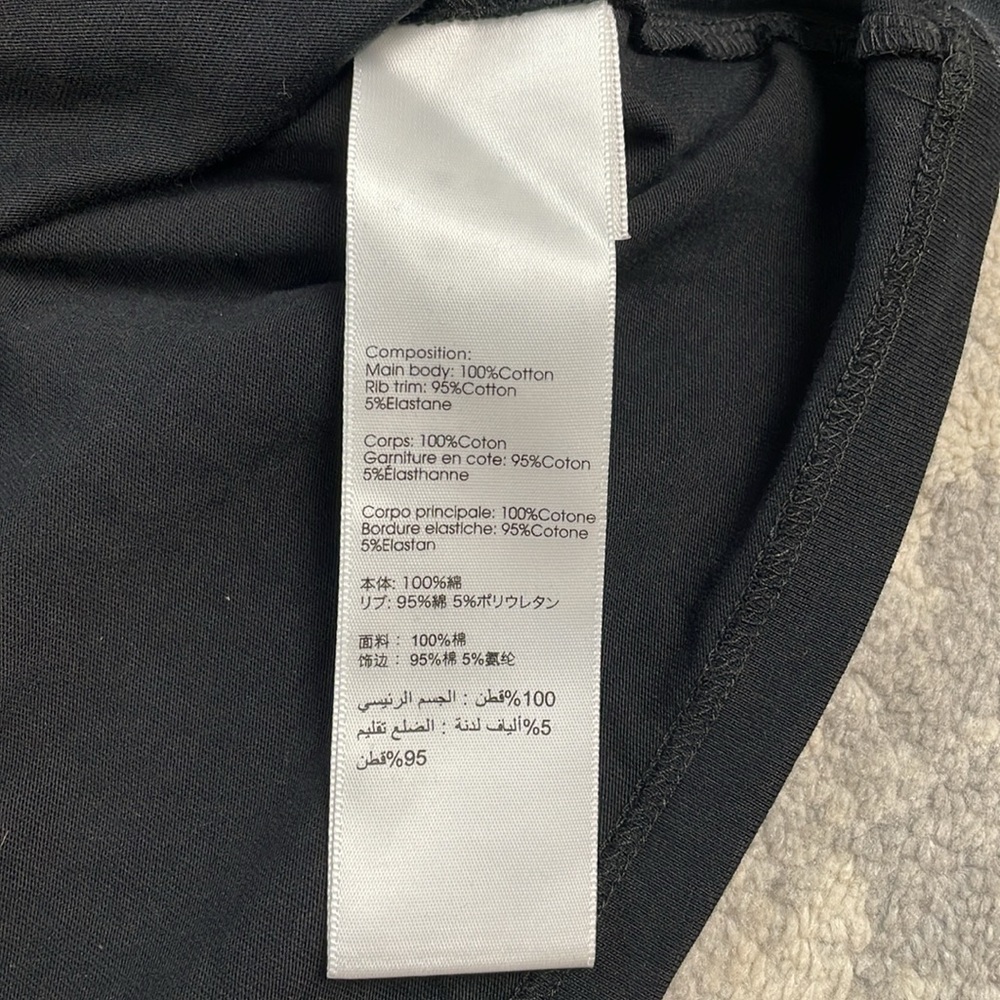 NWT 3.1 Phillip Lim We Are NY One Shoulder Twist T Shirt Tee Black Sz M - Picture 11 of 12